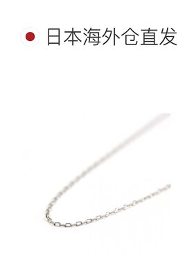 1h可退 日本直邮cui-cui K10白K金 小豆链 40cm 轻奢滑动项链 可