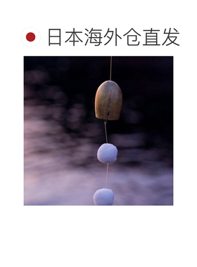 日本直邮能作 TSUBOMI 风铃 黄铜 银色 简约 室内装饰 富山铸件