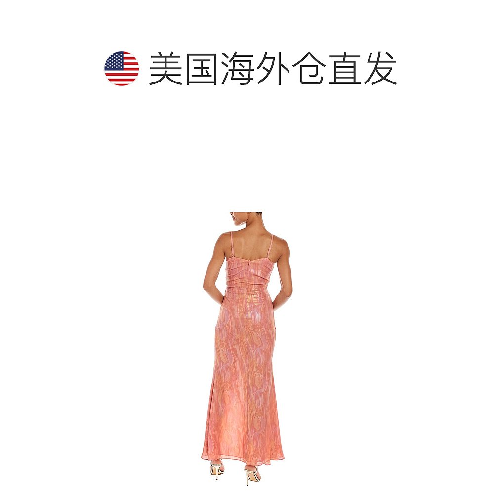 Romance Sage Maxi Dressorange【美国奥莱】直发-图1