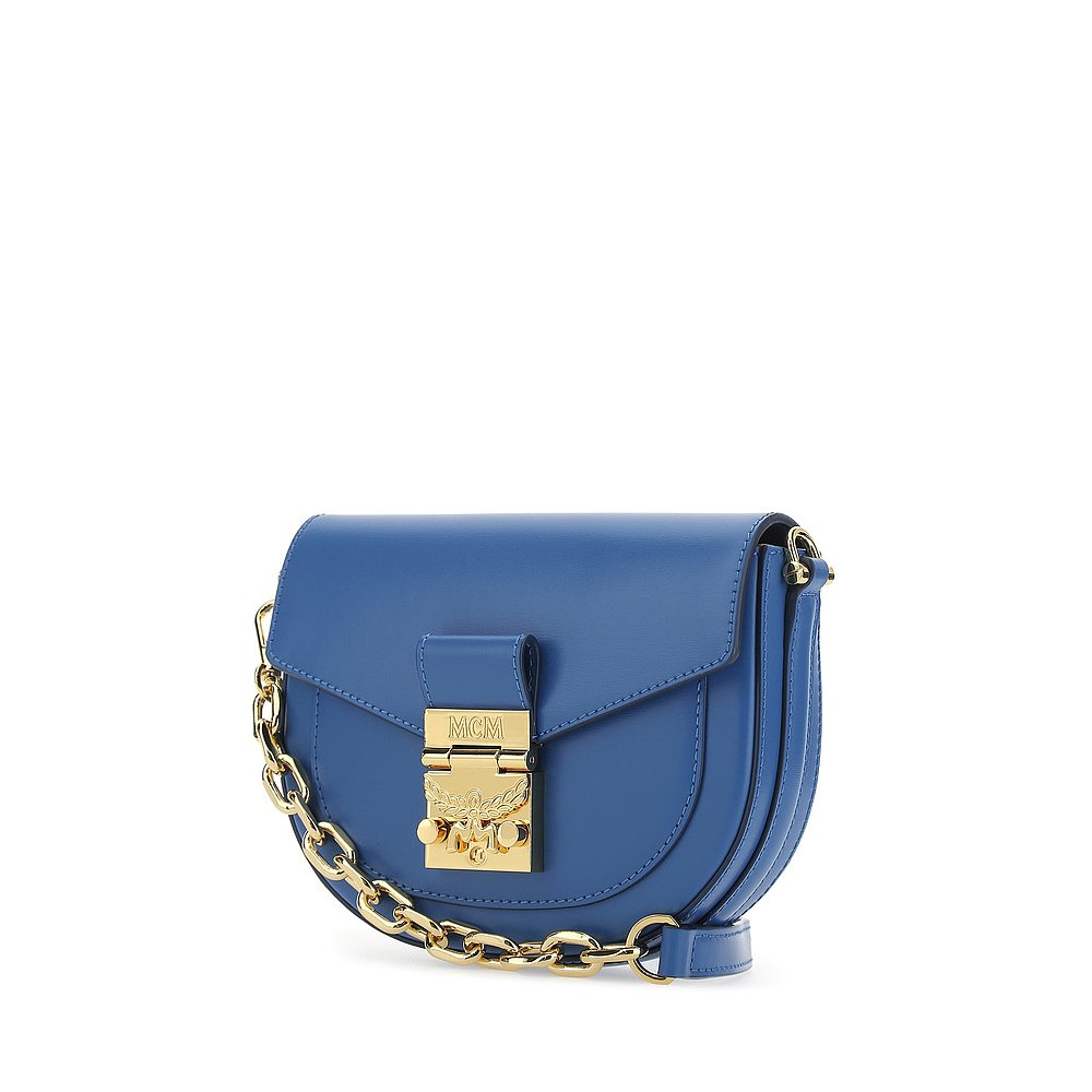 1h可退 MCM 女士斜挎包 MWRBAPA01H9 SS2022 蓝色 Mcm patricia c - 图2
