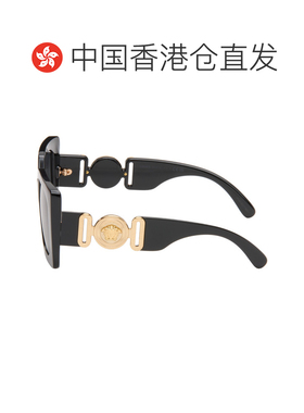 香港直邮versace 范思哲 女士 黑色 Medusa Biggie Maxi 太阳镜 0