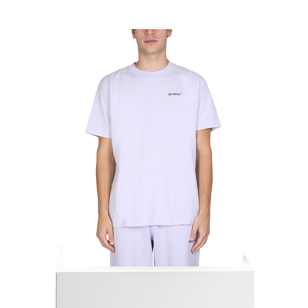 香港直邮OFF-WHITE 男士T恤 OMAA027F22JER0043610 - 图3