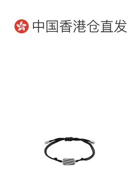 香港直邮FENDI 男士手链手镯 7AJ914ATWWF0VD1 SS2025 黑色 丝带