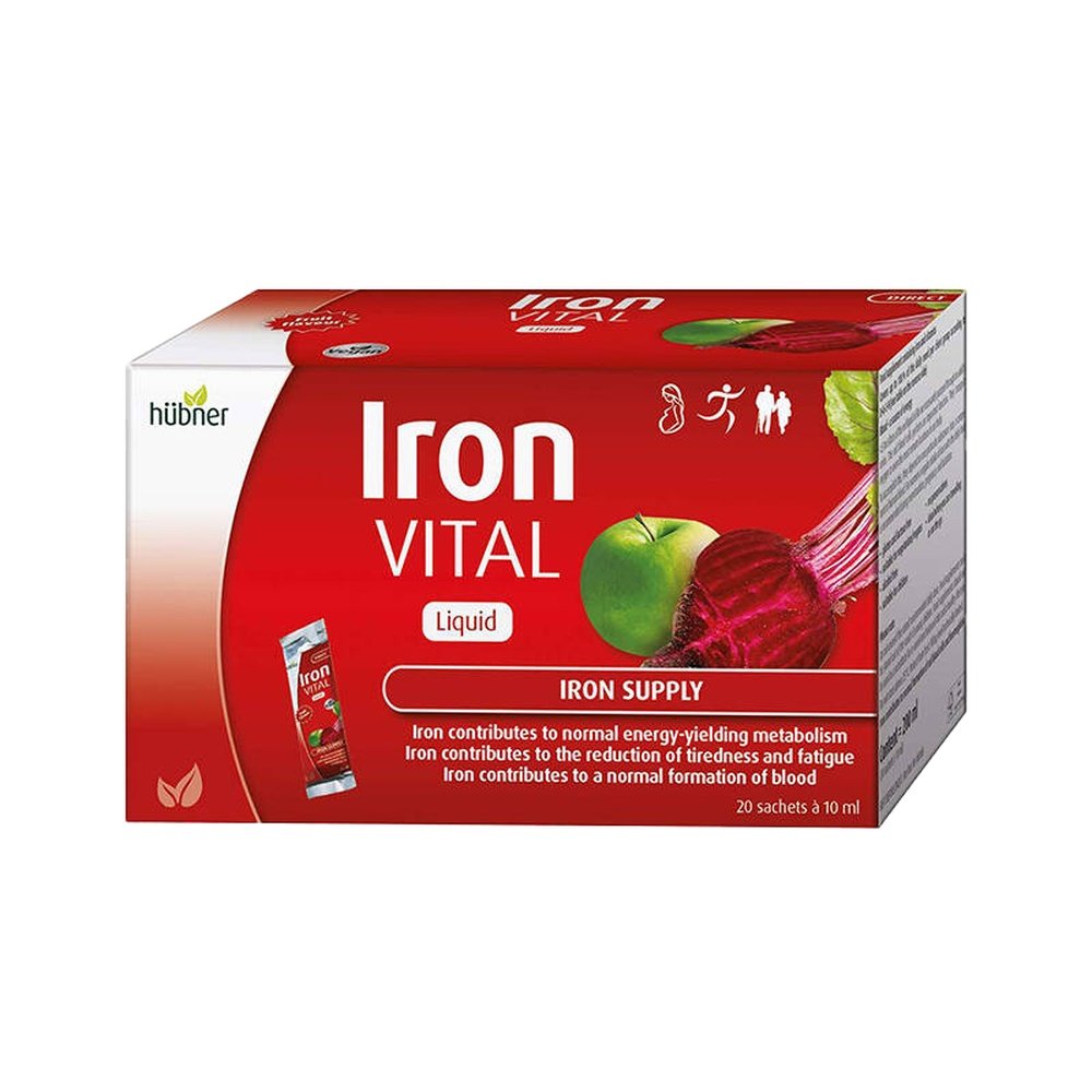 欧洲直邮huebner郝柏娜补铁剂口服液女性孕妇VC二价铁进口20袋/盒,淘宝优惠券,粉丝福利购,淘宝优惠卷