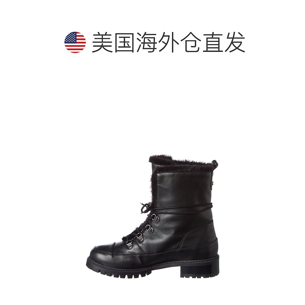 Stuart Weitzman/SW Luge 女士保暖皮革系带短靴 【美国奥莱】直 - 图1