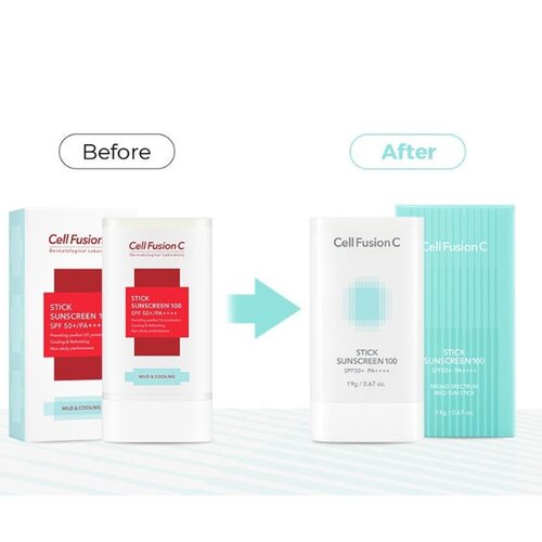 韩国直邮秀肤生 Cell Fusion C 绿色清爽款防晒棒 19g SPF50正品 - 图2