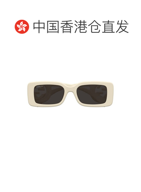 香港直邮GUCCI 女士眼镜 GG1325S013 AW2024 金色 矩形框太阳镜