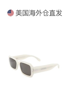 自营 Isabel Marant女士53毫米灰色太阳镜-珍珠白色 美国奥莱直发