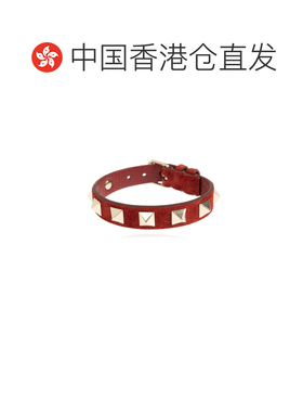 香港直邮VALENTINO 女士手链手镯 9W2J0X53KQQAQS CO 红色 铆钉手