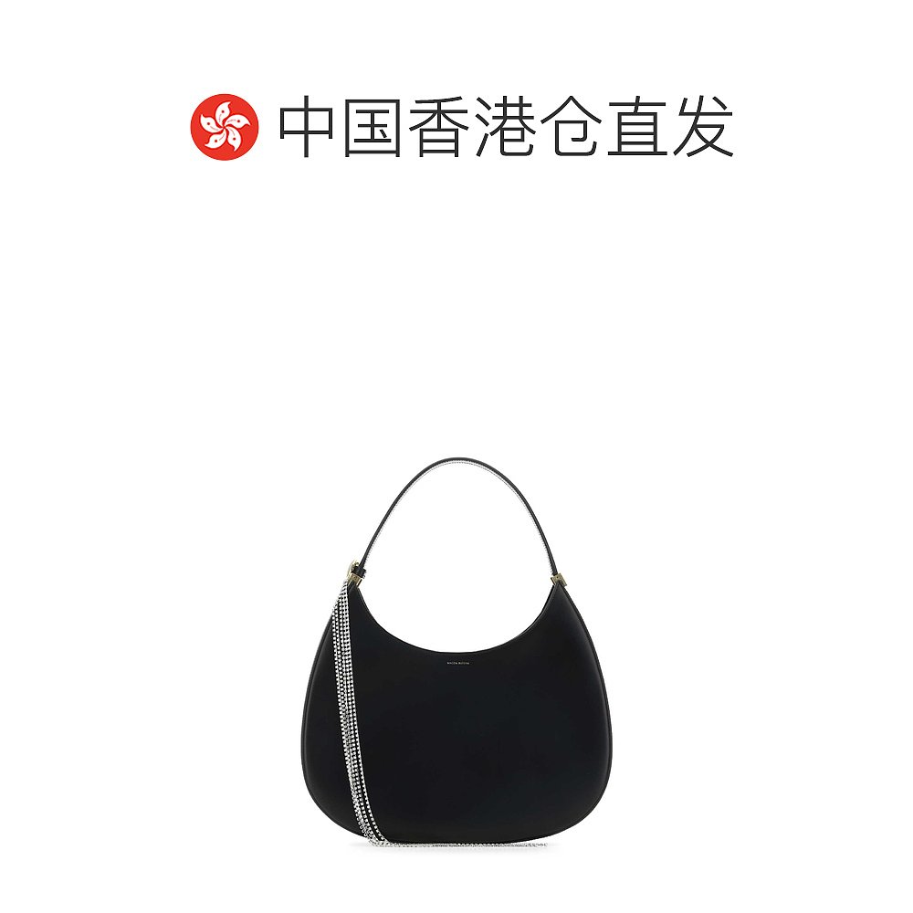 香港直邮潮奢 magda butrym 女士Black leather Vesna Large shou - 图1