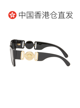香港直邮versace 范思哲 男士 黑色 Medusa Biggie 太阳镜 0VE447