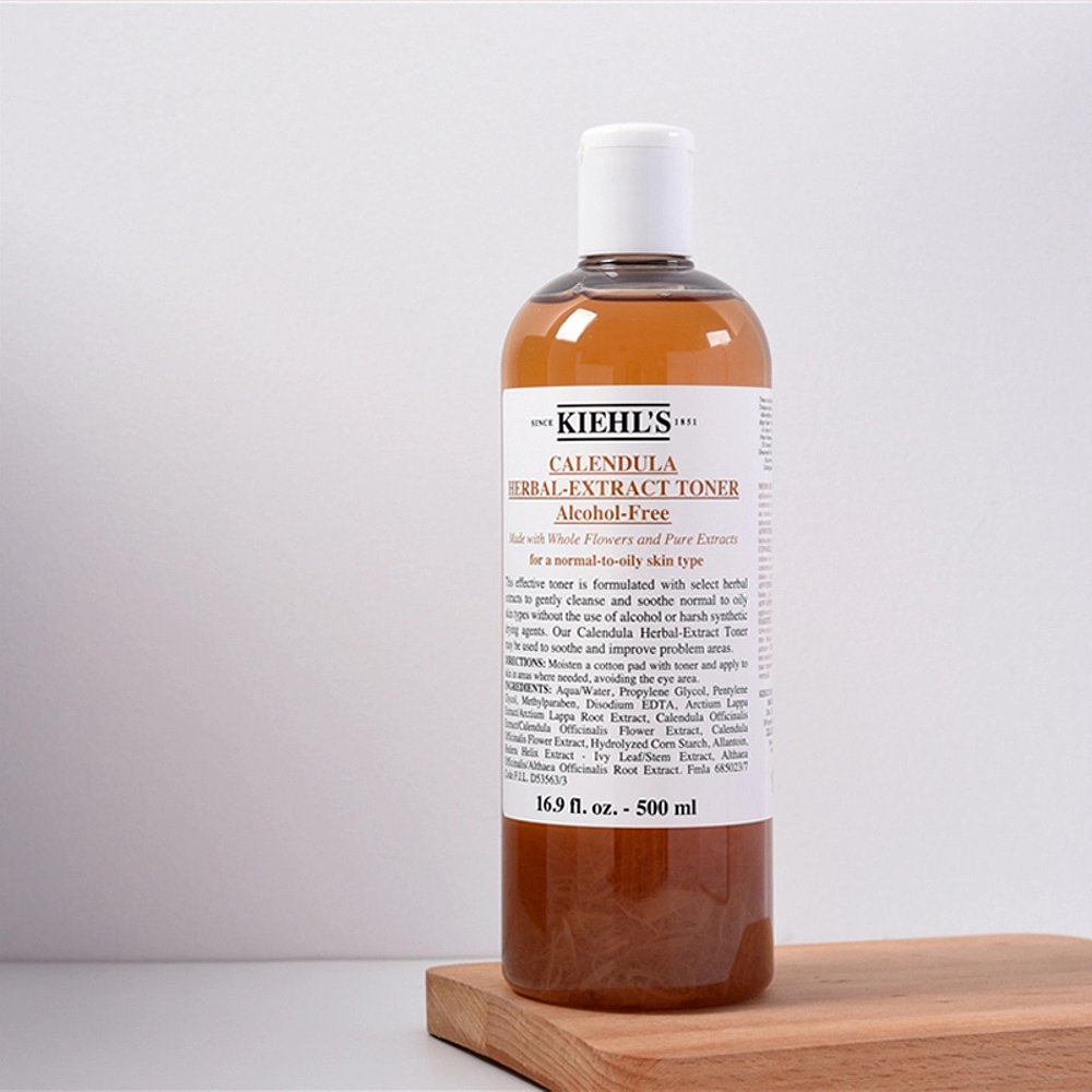 天猫国际海外直购香港直邮科颜氏金盏花水爽肤水精华水收缩毛孔湿敷水祛痘500ml2