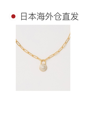 日本直邮UNITED ARROWS 女士 圆形锁扣密镶锆石项链 17336000092