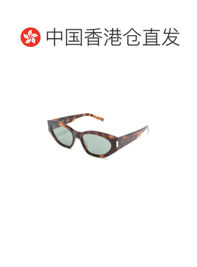 香港直邮Saint Laurent 圣罗兰 女士 徽标太阳镜 758467Y9956