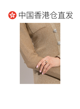 香港直邮JIMMY CHOO 女士戒指 JCPEARLCUBERINGFTAG支付后1h可退