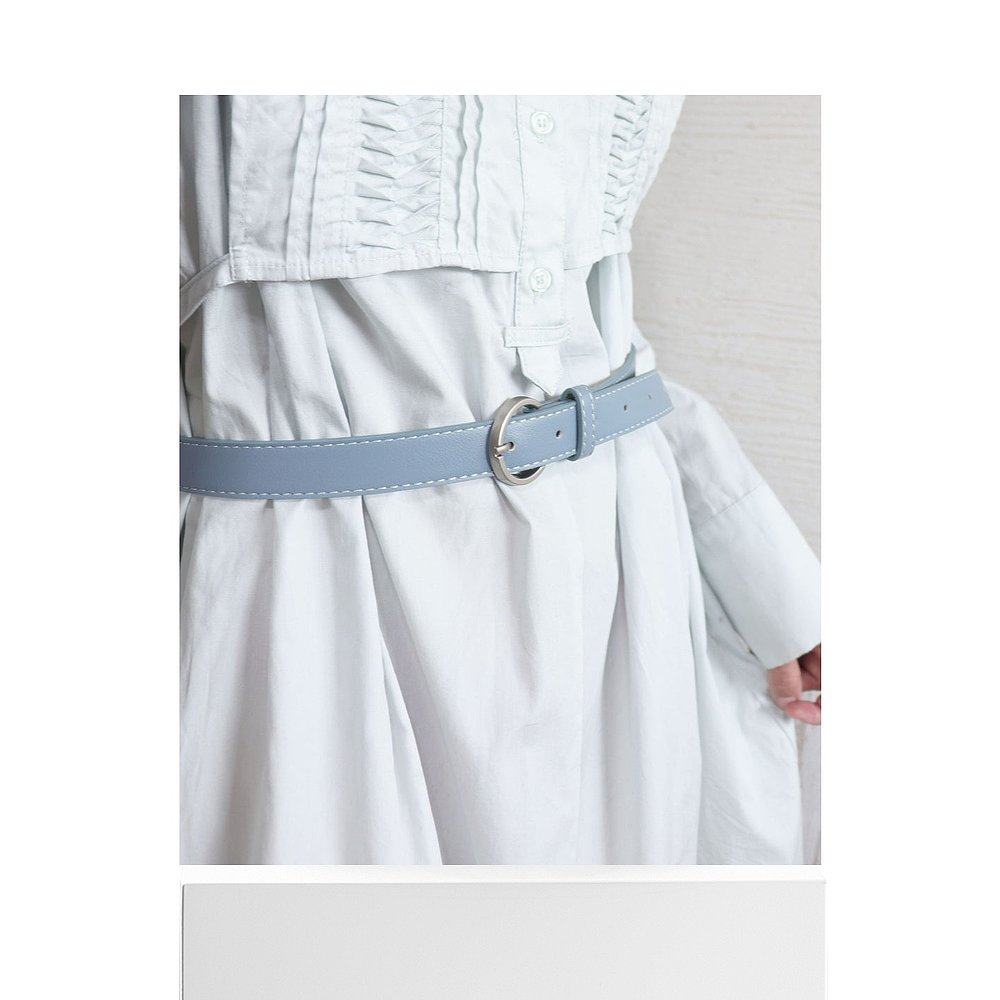 日本直邮florge 哑光银色扣PU皮革腰带 [FL8218EW008975] 银色,淘宝优惠券,粉丝福利购,淘宝优惠卷