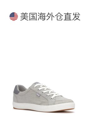 自营Keds Center III Sneakers Women's Gray Round Toe Lace Up