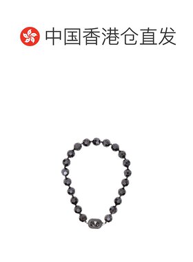 香港直邮VALENTINO 女士手链手镯 WJ0AV5GDJEDM SS2025 黑色 椭圆