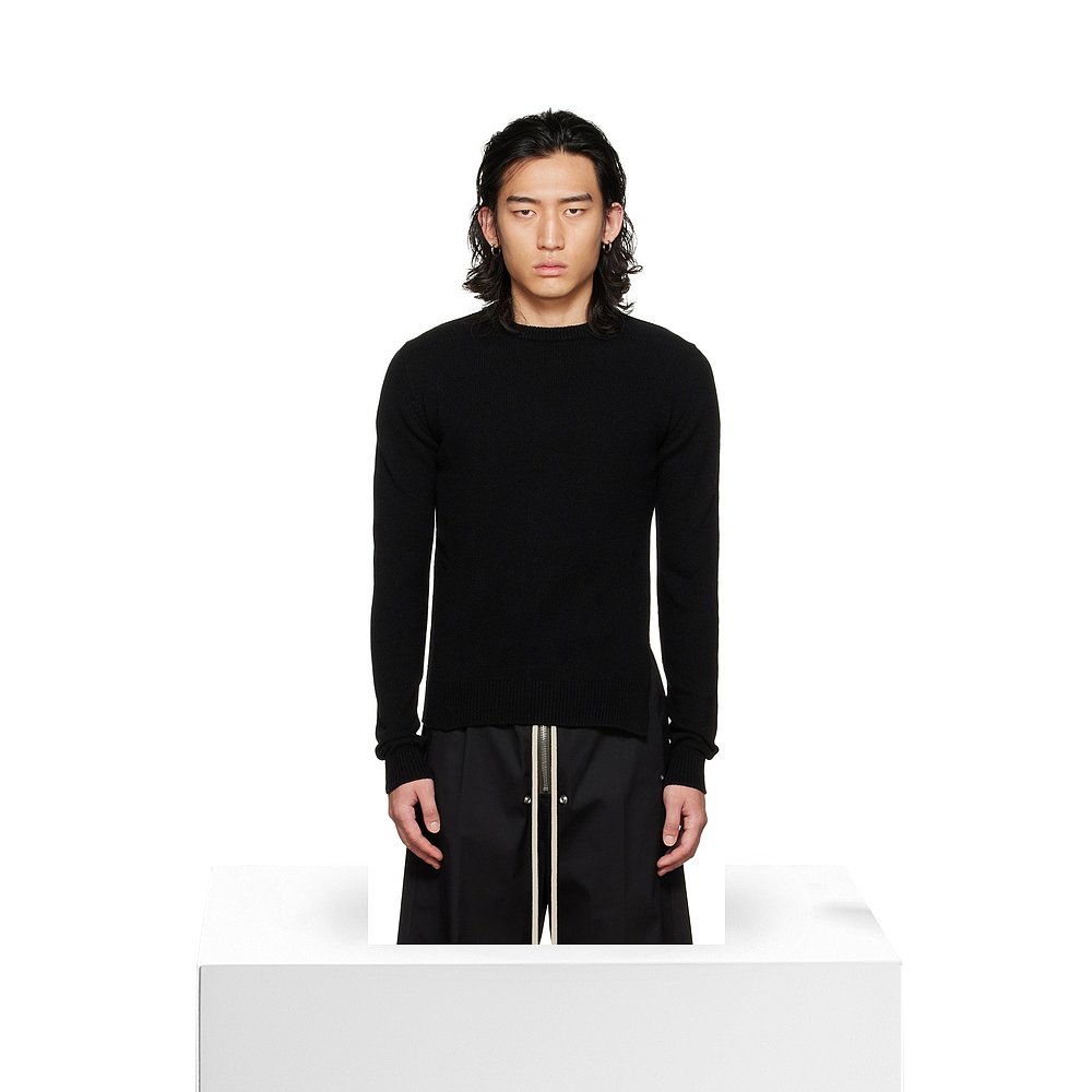 香港直邮潮奢 Rick Owens 男士黑色 Rotten 毛衣 - 图3