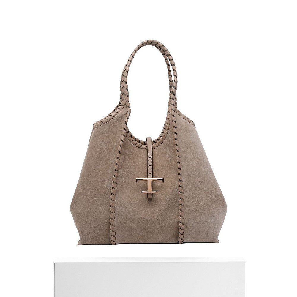 1h可退 香港直邮TOD'S 托德斯 女士 T Timeless 中型購物袋 XBWTS - 图3