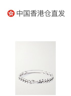 1h可退 Saint Laurent 圣罗兰 男士 镀银链条手链 838541手镯