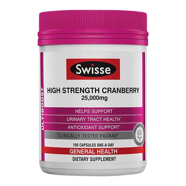 Hong Kong direct mail Swisse Cranberry Capsules ຂອງແມ່ຍິງ Probiotics Ovarian Maintenance ການປັບປຸງລະບົບຍ່ຽວ