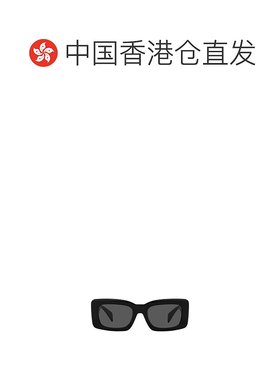 香港直邮VERSACE 女士眼镜 VE4444UGB187 SS2024 黑色 方框太阳镜