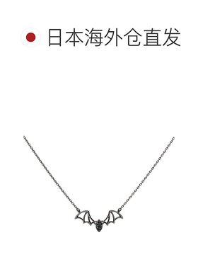 日潮跑腿MIKIMOTO御木本 新款女小众设计感轻奢锁骨链黑色蝙蝠简