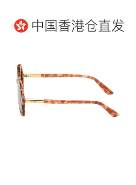 香港直邮Chloe 蔻依 女士 棕色飞行员太阳镜 CH0364S003Hav