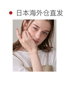 日本直邮NOJESS 女士 K10黄金石英手链 简约设计 小颗石英 302531