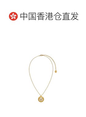 香港直邮VERSACE 女士项链 10178091A006214J090 SS2025黄色吊坠