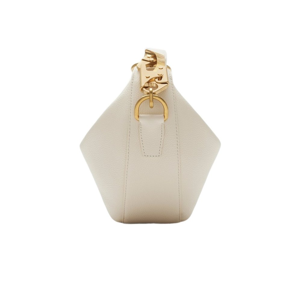 1h可退 BURBERRY 女士斜挎包 81042981 SS2025 白色 Knight Arc包 - 图0