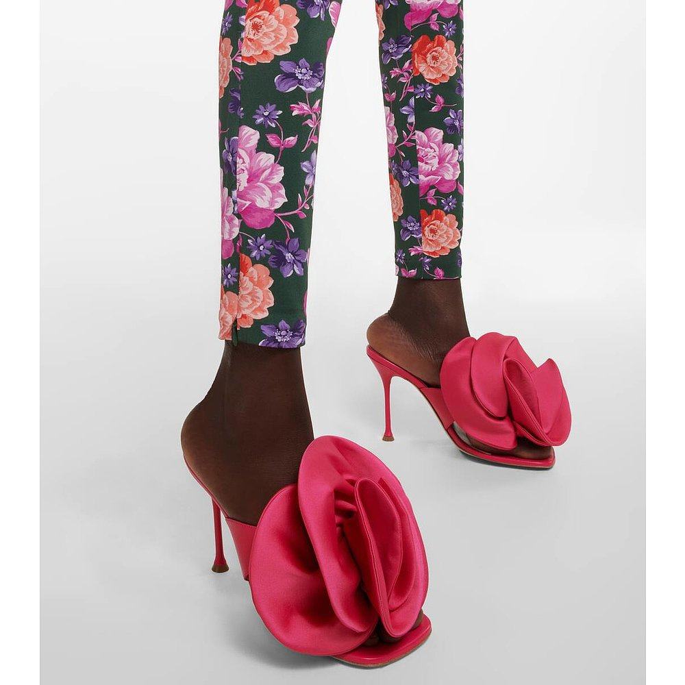 香港直邮magda butrym 女士 皮质绸缎凉鞋 001336,淘宝优惠券,粉丝福利购,淘宝优惠卷