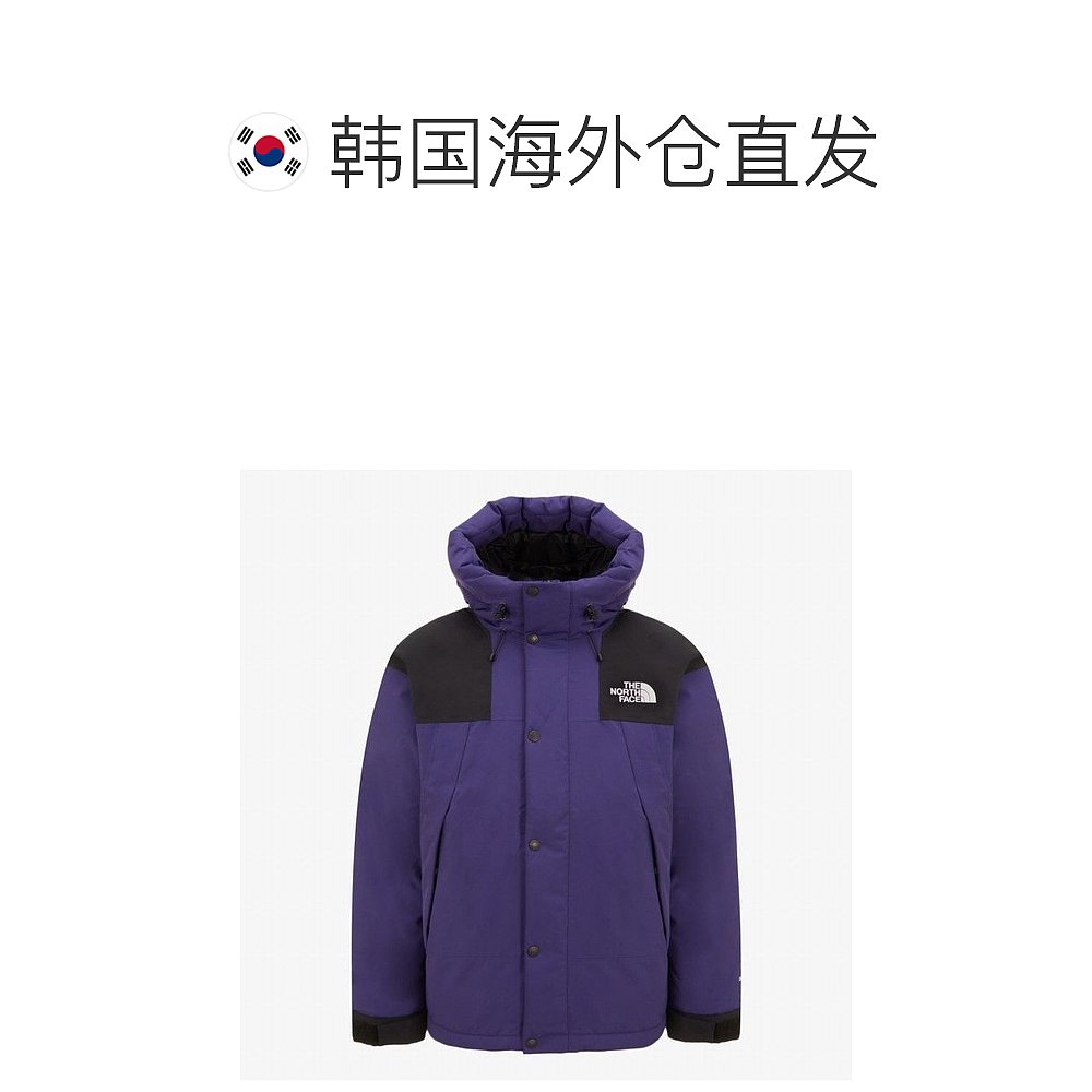 韩国直邮北面THE NORTH FACE 拼色Logo拉链连帽长袖夹克含羽绒外 - 图1