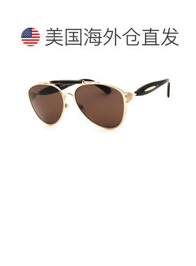 自营burberryBE3160 100573 Silver/Brown - light gold 美国奥莱