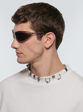 Balenciaga 巴黎世家 男士 Razor 猫眼太阳眼镜 000895