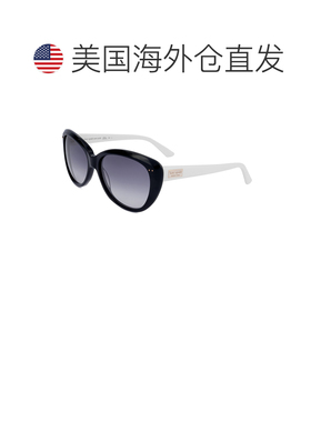 自营Kate Spade Women's 55 mm Black Sunglasses - black cream