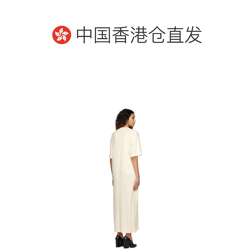 香港直邮潮奢 Lemaire女士灰白色 T-Shirt连衣裙-图1