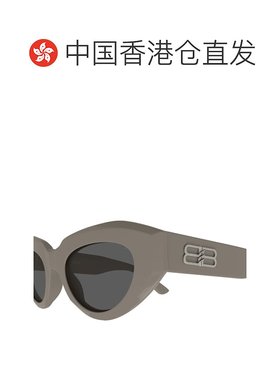 香港直邮BALENCIAGA 女士太阳镜 BB0236S004 AW2022 巴黎世家棕色