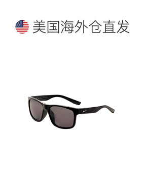 自营Nike Men's 59 mm Black Sunglasses - black white 美国奥莱