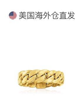自营 Ross-Simons 14kt 黄金路缘链环 - 黄色 美国奥莱直发