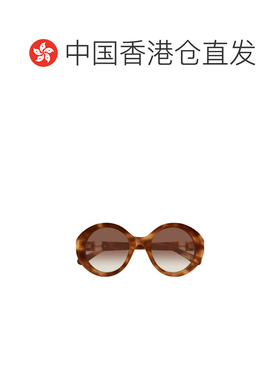 1h可退 香港直邮潮奢 Chloe 蔻依 女士 Eyewear 圓框太陽眼鏡 CH0