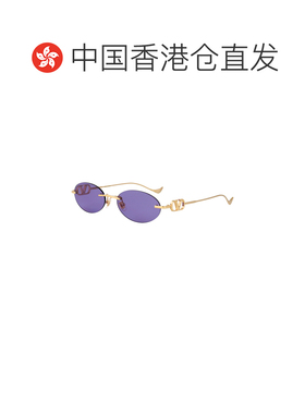 1h可退 香港直邮VALENTINO 女士太阳镜 VG0032S004 CO 金色
