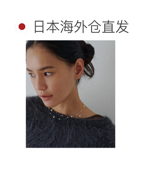 日本直邮SHENERY 女士 淡水珍珠石珠短项链 SNZ10【付后1h可退】