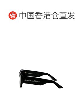 香港直邮ALEXANDER MCQUEEN 男士太阳镜 AM0449S001 CO 黑色