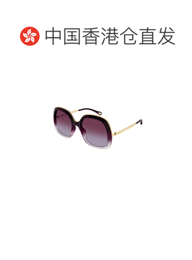 香港直邮CHLOÉ 女士太阳镜 CH0327S007BURGUNDYGOLDRED AW2025