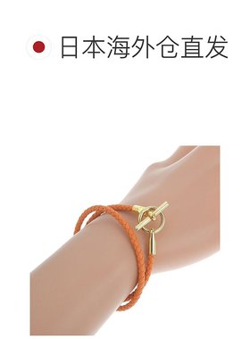 日本直邮爱马仕手链女士橙色金色 H071689FT2-93 HERMES
