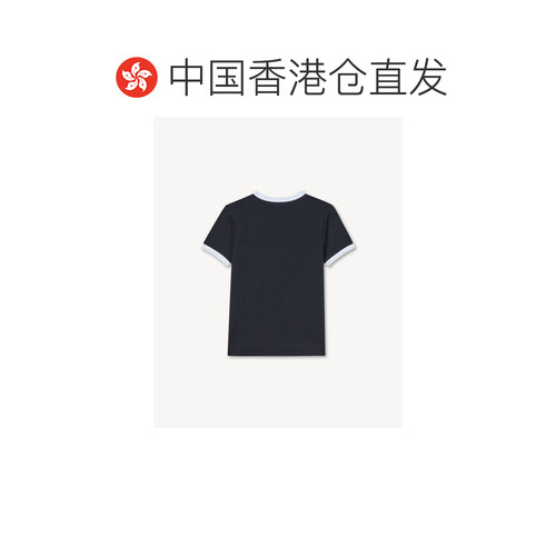 香港直邮KENZO 女士T恤 FG52TS2174SJ99B CO 黑色【付后1h可退】 - 图1
