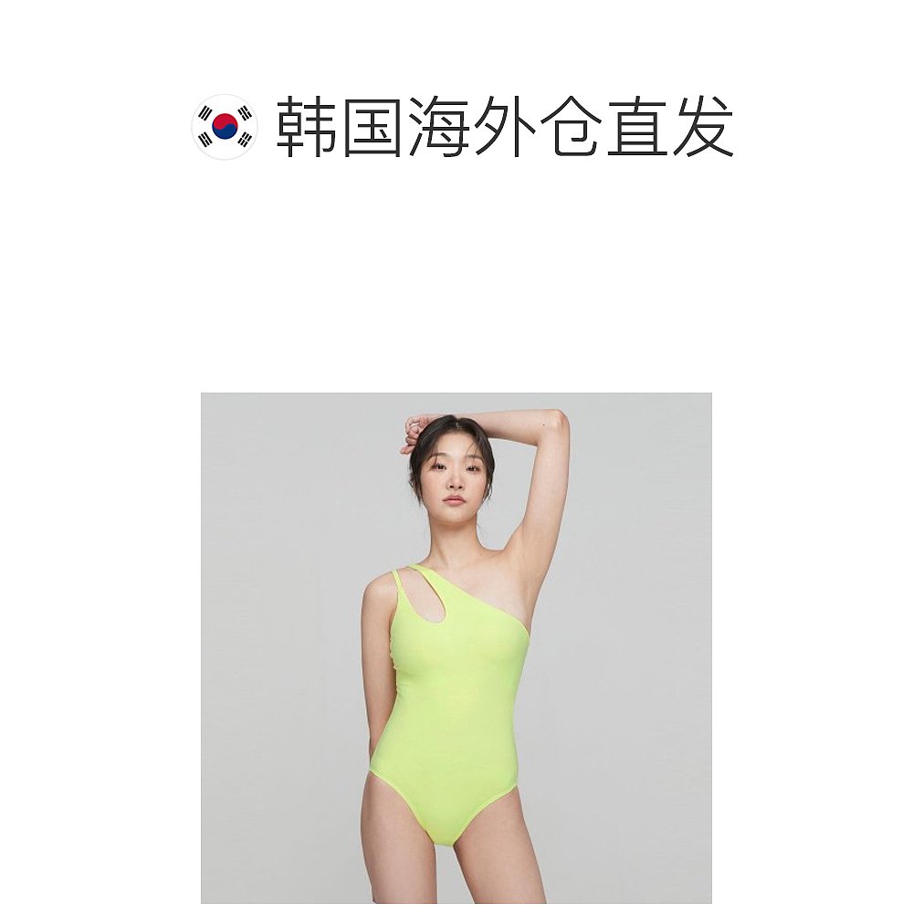 韩国直邮BARREL 女士连体泳衣WOMEN MOVE MONOKINI PALE NEON YELL - 图1