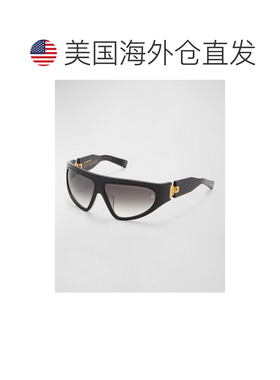 1h可退 【美国直邮】Balmain|B-Escape 醋酸纤维和钛金属包裹太阳